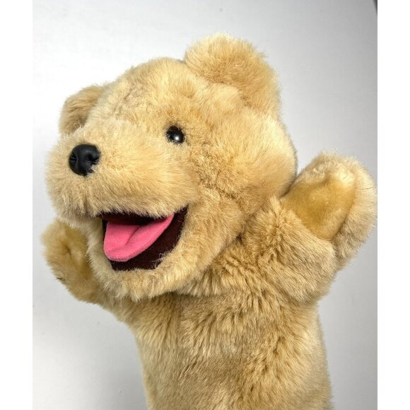 VTG 1994 DCN Industries 24K POLAR PUFF Special Effects Ned Bear PUPPET #4643 EUC - Picture 1 of 6